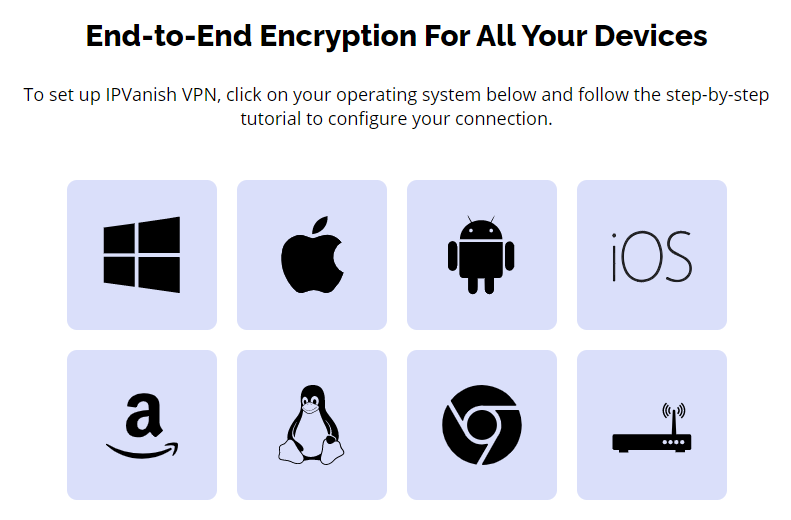 IPVanish Multi-Platform Support