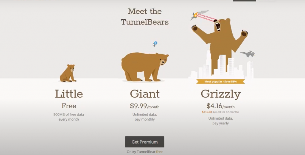 TunnelBear vs PIA comparison in 2023