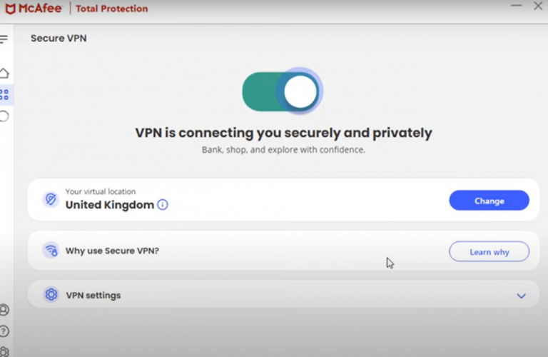 McAfee VPN Not Working: How to Fix? - VPNProfy
