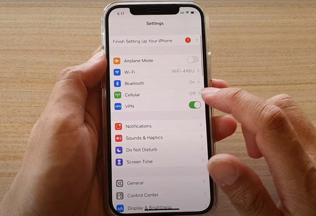 Turning Off a Built-in VPN on iPhone